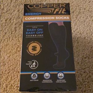 Copper Fit Energy Compression Socks- 4 Pairs